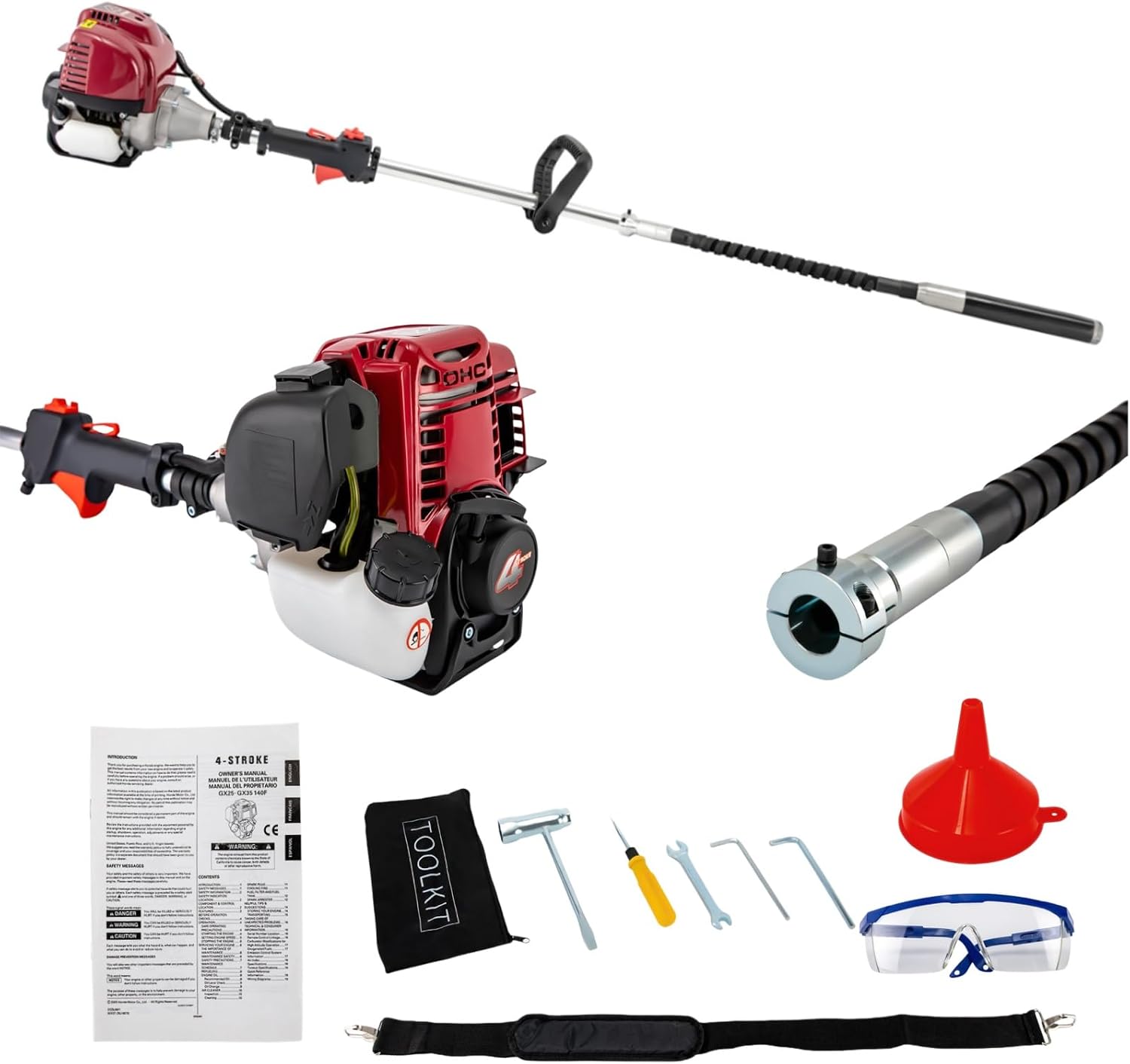 VEVOR Plate Compactor, 130W Output Electric Ground Rammer, 5 kN Force, 3.9 in Depth, 16 m/min Speed, 3304 sq.ft/h Efficiency, Gas Powered Soil Compaction Machine for Driveway, Pavement, Landscaping